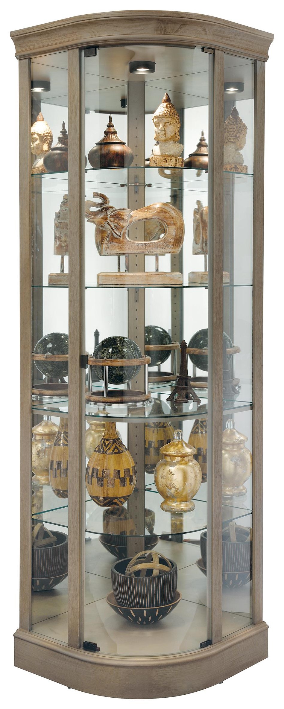 Corner curio cabinet near me sales